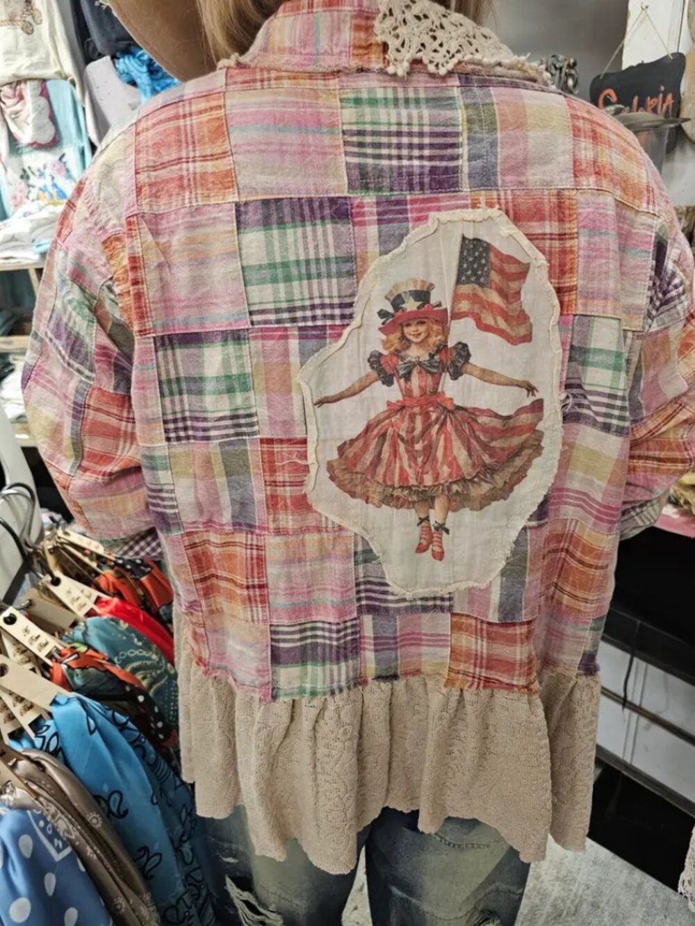 Liberty Belle Shacket One Size NEW